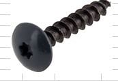 SUKI - Vis connecteur de poteau - Anthracite - 7x40mm - Lot de 50 - large