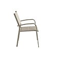 MODE DE VIE - Fauteuil matelassé - Aluminium - Ivory taupe - vignette