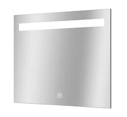 MP GLASS - Miroir avec éclairage pour de salle de bain Portland - l80xH70cm - large