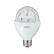 XANLITE - Ampoule LED RVB motorisée, culot E27, 3,2W, couleurs changeantes, angle 180°, effet boule à facette - vignette