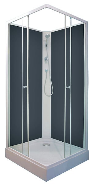 LT AQUA + - Cabine de douche carrée Minea - Gris - 80x80cm - large