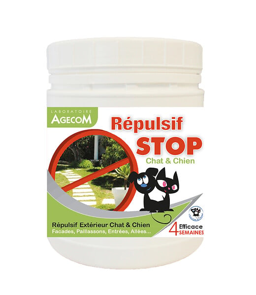 AGECOM - Stop chat chien granule extérieur - large