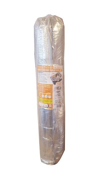 ITR - Isolant reflecteur multicouches - 15 couches - 10x1,5m 2cm - large