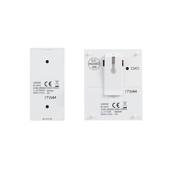 LEGRAND - Kit carillon radio sans fil Essentiel - blanc - large