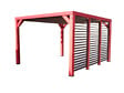 HABRITA - Pergola bois ThermaUvent - L.341xH.217xP.313cm - vignette