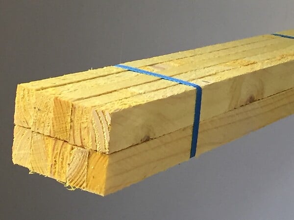 PUGIN - Lot de 10 tasseaux sapin 27x15mm x long 2m - large