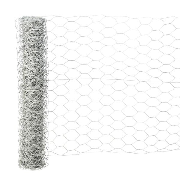 Volière triple torsion galvanisée maille de 40x40mm, hauteur 50cm - large