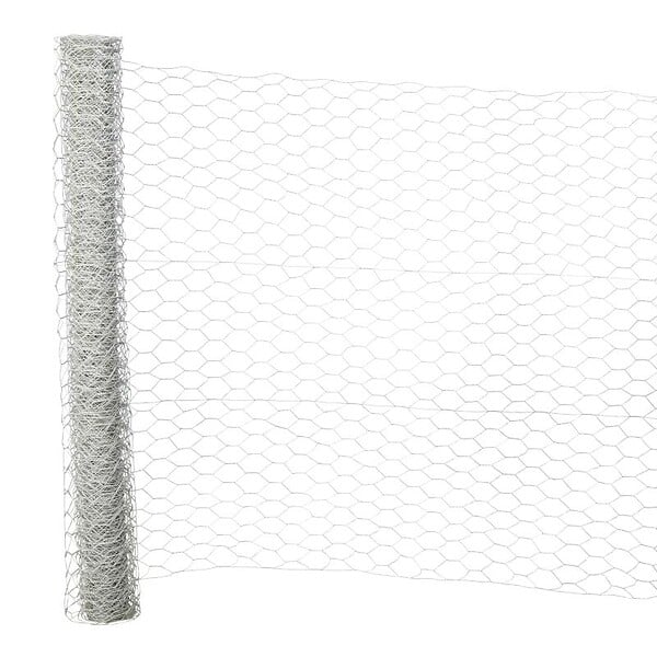 Volière triple torsion galvanisée maille de 40x40mm, hauteur 100cm - large