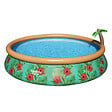 BESTWAY - Piscine autoportante avec fontaine - Ronde - D457xH84cm - vignette