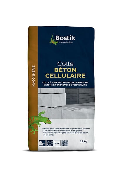 BOSTIK - Colle béton cellulaire 25kg - large