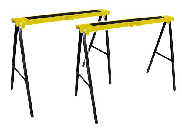 Lot de 2 trétaux en métal pliants - large