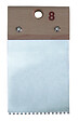 Couteau à colle denture carrée 2,5x2,8cm - acier - vignette