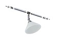 PAULMANN - Système câble Spots Colmar GU4 Chrome - satiné 12V Métal-Verre - vignette
