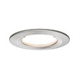 PAULMANN - Kit encastré Nova Coin rond fixe LED - Acier brossé - 6.5W - vignette