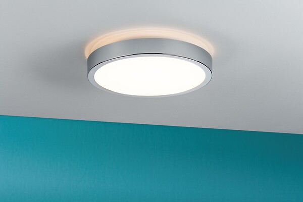 PAULMANN - Panneau LED Aviar - Chrome - 20W - D28cm - large