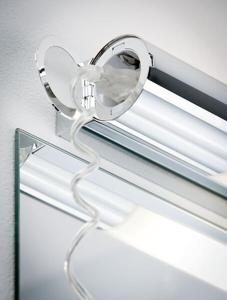 PAULMANN - Eclairage de miroir LED - Chrome et blanc - 7.5W - large