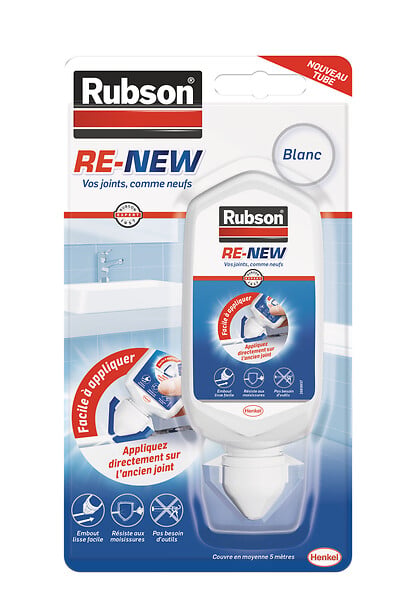 RUBSON - RUBSON Mastic RE-NEW Tube Blanc 5m de joint - large