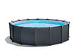 INTEX - Piscine tubulaire Graphite - Ronde - D478xH124cm - vignette