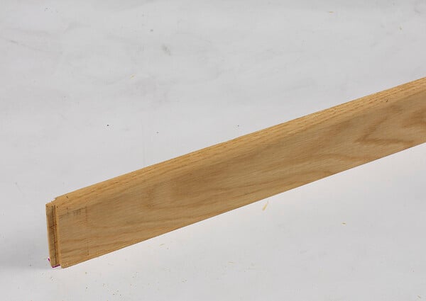 AJ TIMBER - Lot de 5 plinthe revetu chene clair - large