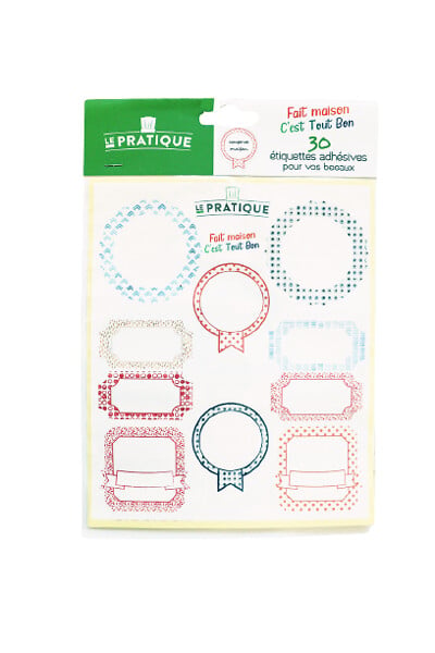 LEPRATIQUE - Etiquettes x30 toutes saisons - large