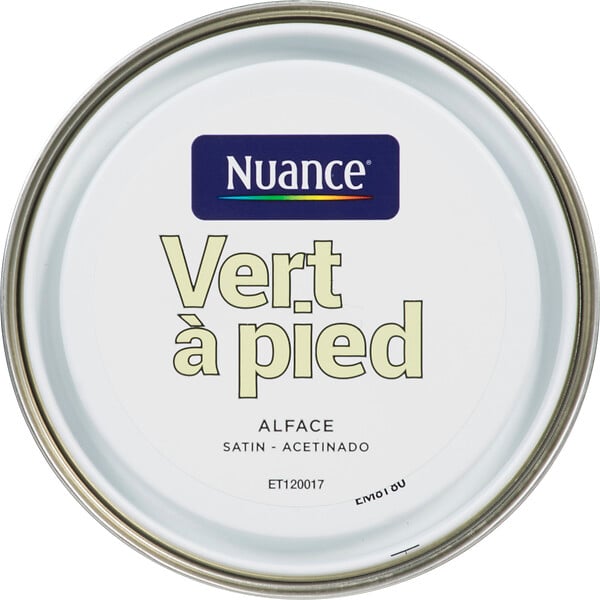 NUANCE - Peinture bicouche - Vert à pied - Satin - 0,5L - large