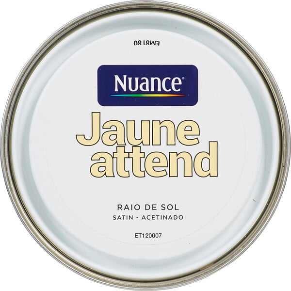 NUANCE - Peinture bicouche - Jaune attend - Satin - 0,5L - large