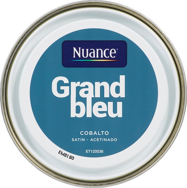 NUANCE - Peinture MonoCrème - Grand bleu - Satin - 0,5L - large