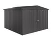 BIOHORT - Abri jardin Europa T7 - Gris foncé - L.316xH.209xP.300cm - vignette