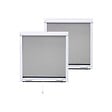VOLET-MOUSTIQUAIRE - PACK ECO de 2 moustiquaires Enroulables ALU H145 cm x L130 cm Blanc - vignette