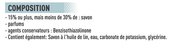SPADO - Nettoyant savon noir à l'huile de lin - 1L - large