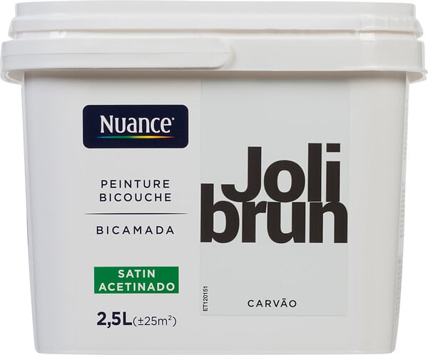 NUANCE - Peinture bicouche - Joli brun - Satin - 2,5L - large