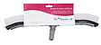 BYAQUALUX - Brosse de paroi pour piscine - Aluminium renforcé - 45 cm - vignette