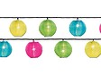 JARDIDECO - Guirlande lanternes chinoises 20 LEDs Multicolore - Jardideco - vignette