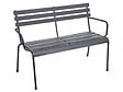 HESPERIDE - Banc de jardin Greensboro Graphite - 2 places - Hesperide - vignette