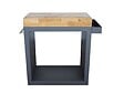 ARTISS DESIGN - Meuble multifonction graphite avec tablette bois 80 x 45 x 91 cm - Artiss - vignette