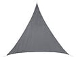 HESPERIDE - Voile d'ombrage triangulaire 2 x 2 x 2 m Curacao - Gris - Hespéride - vignette