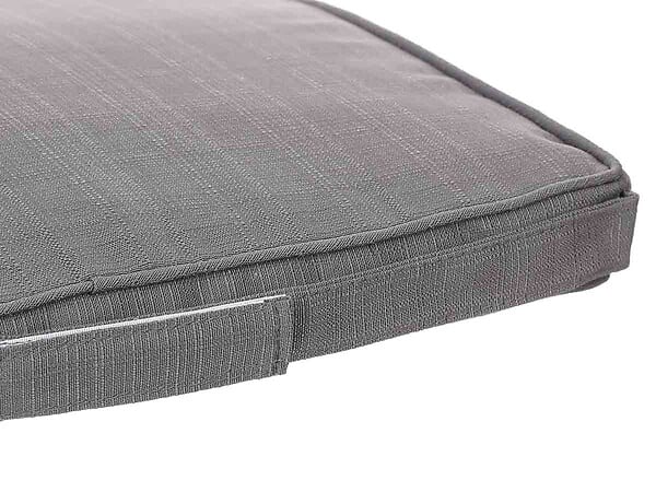 HESPERIDE - Galette de chaise de jardin 40 x 40 cm Ardoise - Hespéride - large