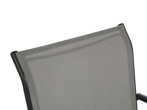 HESPERIDE - Fauteuil De Jardin En Texaline Piazza Galet/graphite - large