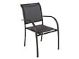 HESPERIDE - Fauteuil De Jardin En Texaline Piazza Gris Anthracite/graphite - vignette