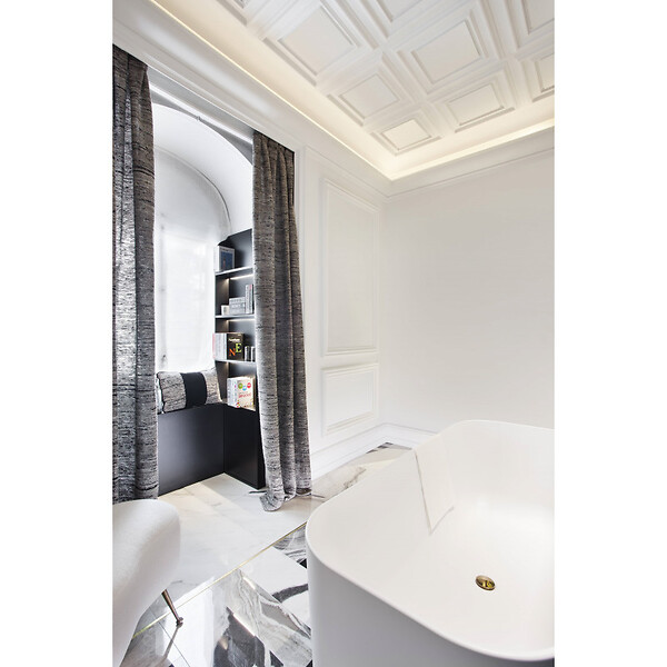 ORAC DECOR - Grande Corniche Inspirée De La Forme De L'ove C900 - L200 X H17,1 X L14,6 - Orac Decor - large