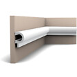 ORAC DECOR - Profil Horizontal Servant De Finition Px169 - L200 X H5,5 X L3,4 Cm - Orac Decor - vignette