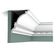 ORAC DECOR - Corniche Classique Avec Détails Ornementés C301 - L200 X H17 X L14,4 - Orac Decor - vignette