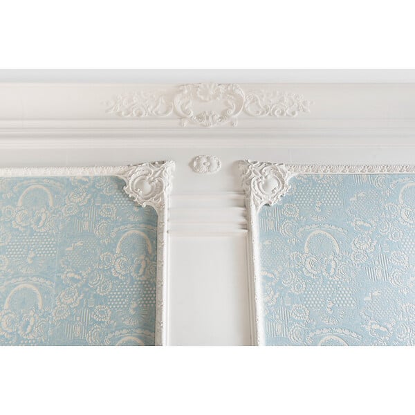 ORAC DECOR - Cimaise Flexible Arrondie Motif De Feuilles P3020f - L200 X H6,1 X L3,2 - Orac Decor - large