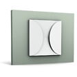 ORAC DECOR - Panneau Mural 3d Circle À Combinet À L'infini W107 - L33,3 X H2,9 X L33,3 - Orac Decor - vignette