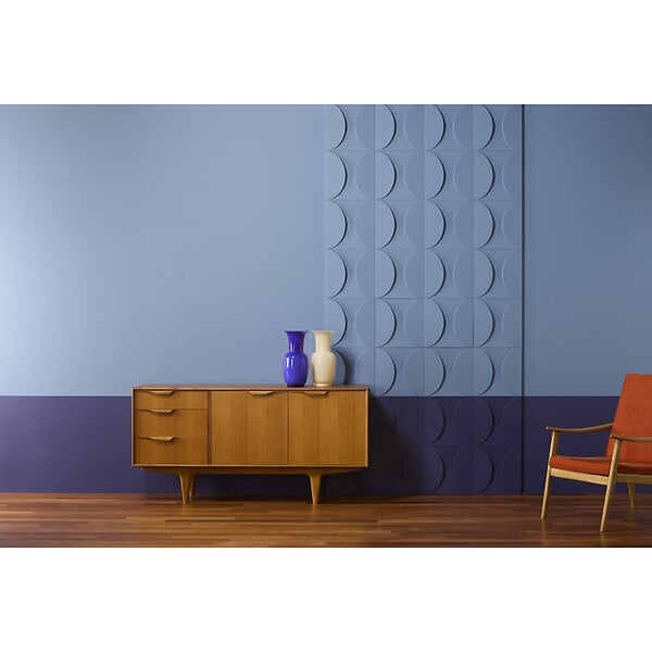 ORAC DECOR - Panneau Mural 3d Circle À Combinet À L'infini W107 - L33,3 X H2,9 X L33,3 - Orac Decor - large