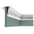 ORAC DECOR - Corniche Classique Avec Un Motif Détaillé De Feuilles C201 - L200 X H11,6 X L4,8 - Orac Decor - vignette