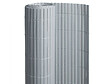 JARDIDECO - Canisse PVC double face Gris 6 m - 2 rouleaux de 3 x 1 m - Jardideco - vignette