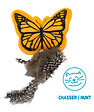 AGROBIOTHERS - Tyrol crinkle papillon jouet chat - vignette