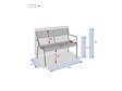 HESPERIDE - Banc de jardin Greensboro Graphite - 2 places - Hesperide - vignette