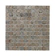 U-TILE - Mosaïque en pierre naturelle 100 x 50 cm - carreau 2,5 x 2,5 cm cuivre - vignette